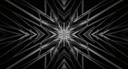 Obraz premium symmetrical pattern illustration abstract vector design banner logo symbol art