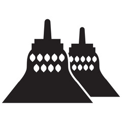 Candi Borobudur Silhouette