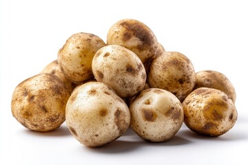 Pile of Dirty Potatoes