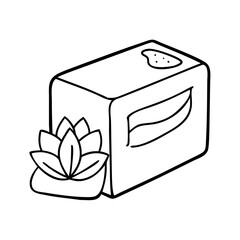 yoga block icon, yoga block line art - simple line art of yoga block, perfect for yoga block logos and icons