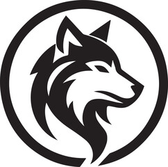This is a Wolf Vector Design