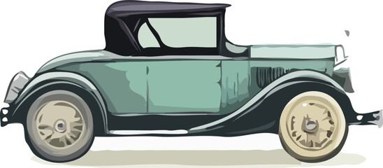 vintage car vector illustration,