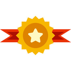 Flat Medal Icon