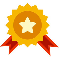 Flat Medal Icon