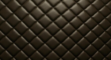 Diamond Pattern Quilted Leather Texture Background Material Surface