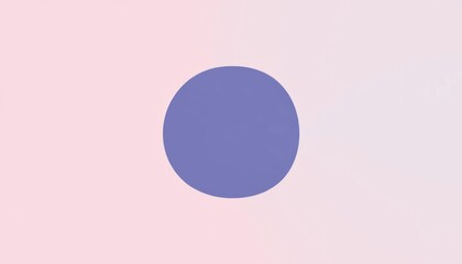 Purple Circle on Pastel Background