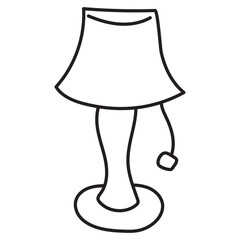 Obraz premium Lamp Line Art