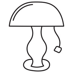 Lamp Line Art