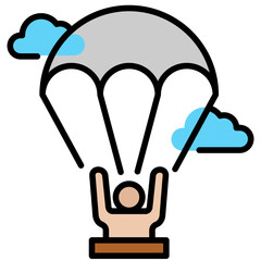 Paragliding Icon