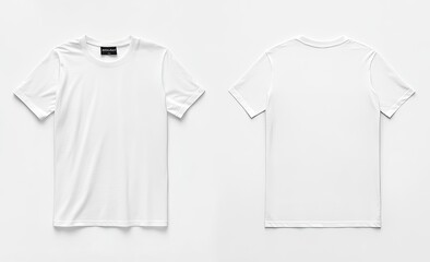 Blank white t-shirt mockup (1)