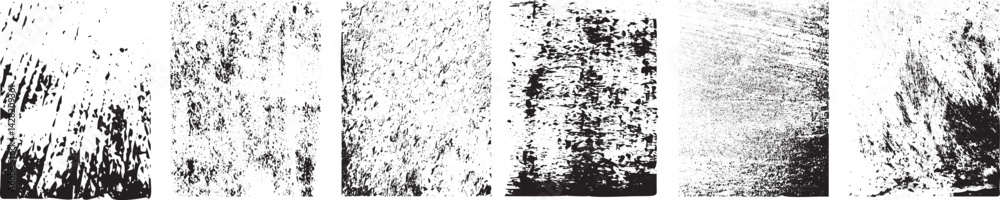 Leinwandbilder grunge urban backgrounds set.texture vector.dust overlay distress grain ,simply place illustration o