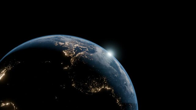 Earth View from Space 3D