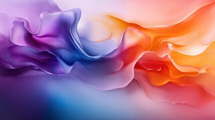 Fototapeta premium Abstract colorful liquid flow background.