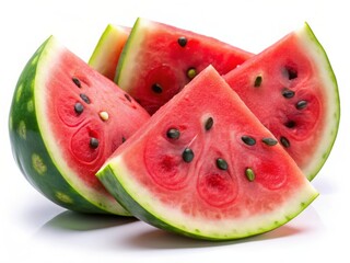 Summer Treat: Fresh Watermelon Slices Display