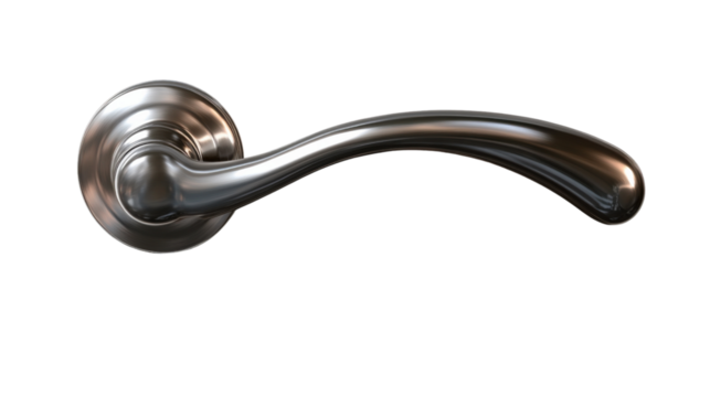 door handle isolated on white