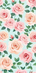 pink roses background