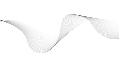 Abstract wave elements. Seamless wave pattern. Wavy curve line art striped graphic template. Vector technology concept.
