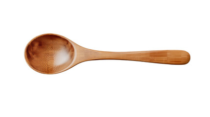 wooden spoon isolated on white