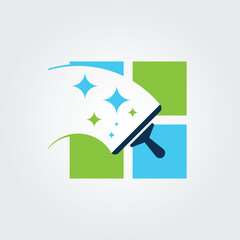 Cleaning service icon vector illustration