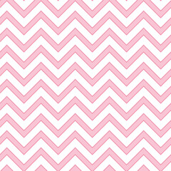 Pink zigzags alternate with white in a repeating pattern to fill the frame