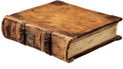 old book on white background