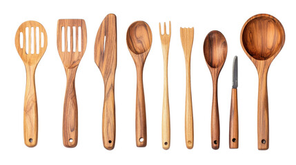 wooden spoon and fork