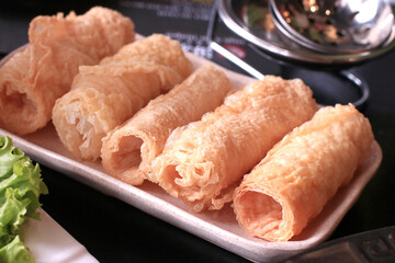 chinese cuisine tofu skin 