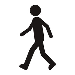 running man silhouette