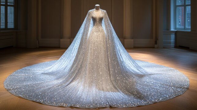 A Stunning Bridal Gown