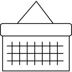 Calendar Line Art 