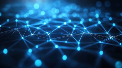 Obraz premium Abstract Network Connection