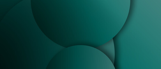 Abstract background green with modern dynamic shapes