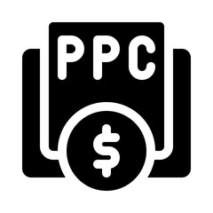 PPC Advertising glyph icon