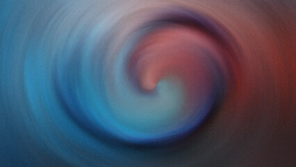 Heart shape made of blue and red beads on a textured background with blue and red lighting effect