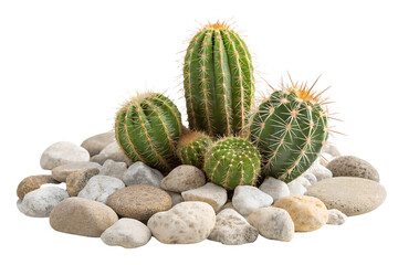 Cacti on Pebbles, Desert Plants