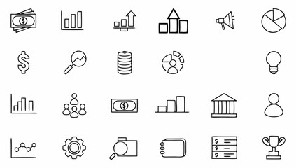 business and finance set of web icons in line styl (2).eps