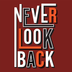 Bold typography design with 