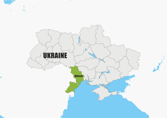 Carte Ukraine Odessa