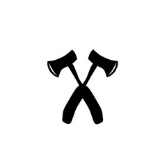 crossed axe icon sign