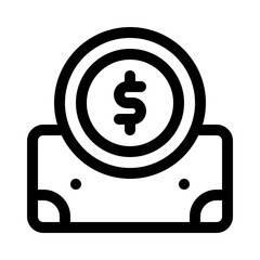 Money line icon