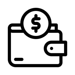 Wallet line icon