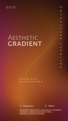 Trendy gradient effect with abstract gradient wallpaper