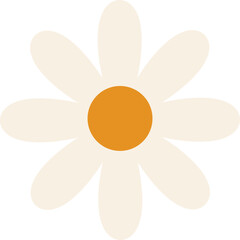 Abstract daisy flower icon