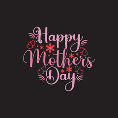Happy Mothers Day poster banner paper cover design 