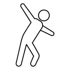 Yoga Meditation Pose Icon