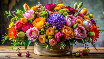 Obraz premium International Women's Day Floral Arrangements: Vibrant & Elegant Designs