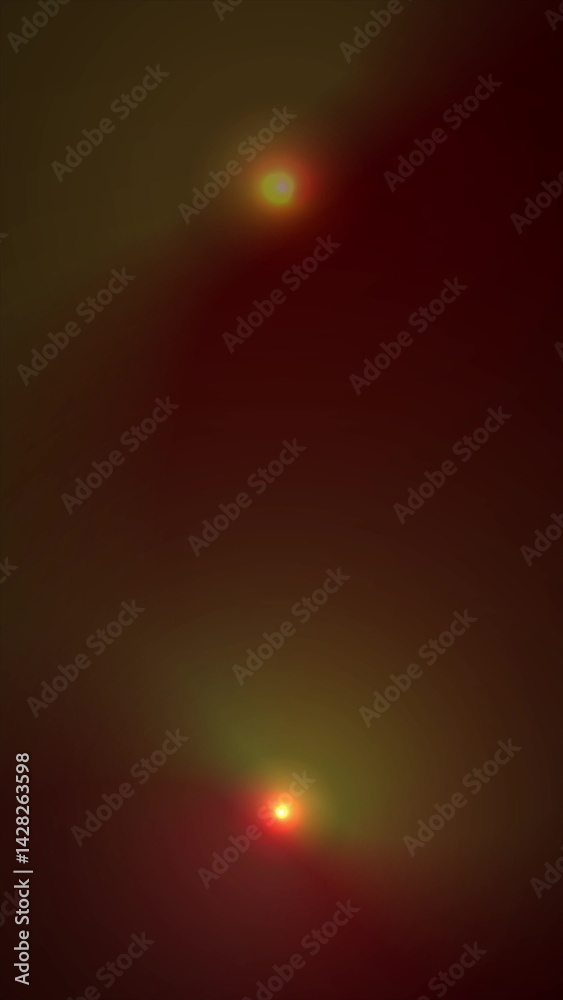 Poster Glowing colorful pulsing neon flashing light source abstract background