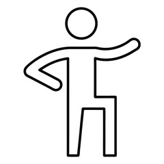 Stretching After Workout Icon