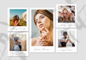 Poster Frame Collection Mockup