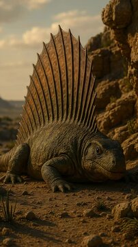Resting Edaphosaurus Vista